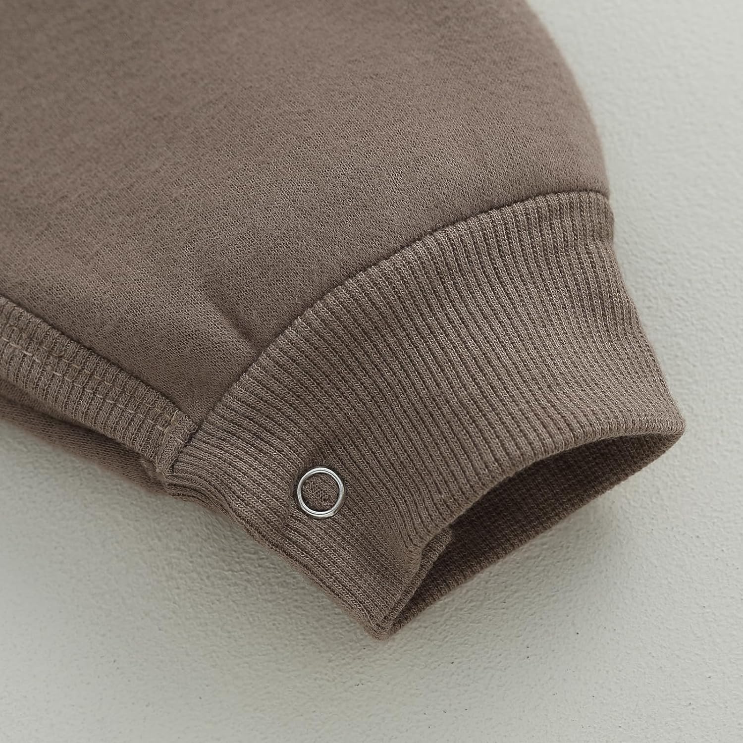 Polinkety Newborn Baby Boy Fall Romper Onesie Little Dude Embroidery Long Sleeve Footless Jumpsuit Winter Outfit Clothes - Image 7